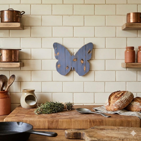 BUTTERFLY WOODEN WALL ART