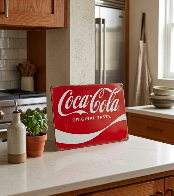 VINTAGE STYLE METAL SIGN (REPRODUCTION) COCA COLA