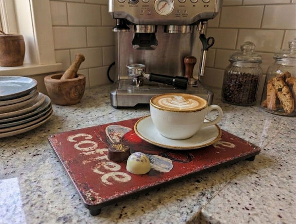 VINTAGE STYLE METAL SIGN (REPRODUCTION) COFFEE CUP