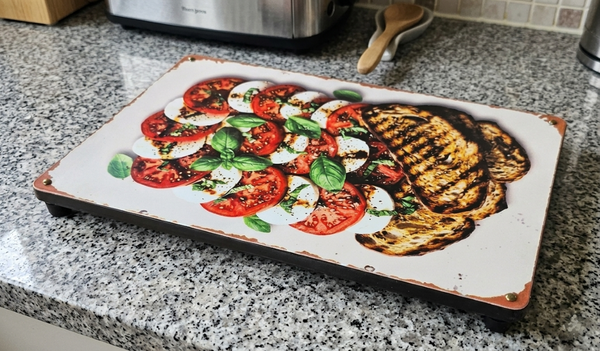 VINTAGE STYLE METAL SIGN (REPRODUCTION) ITALIAN TOMATO & MOZZERELLA SALAD