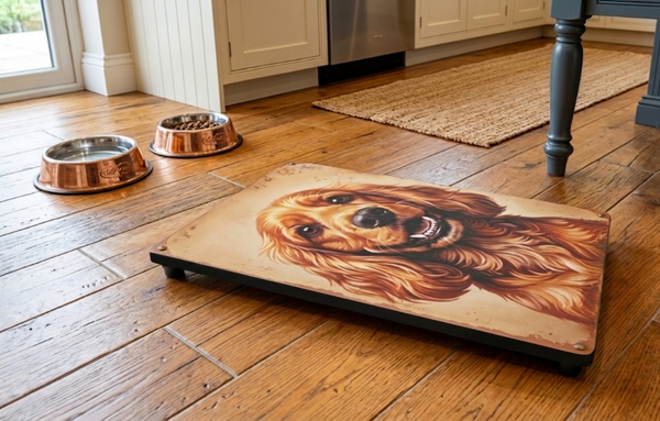 VINTAGE STYLE METAL SIGN (REPRODUCTION) COCKER SPANIEL