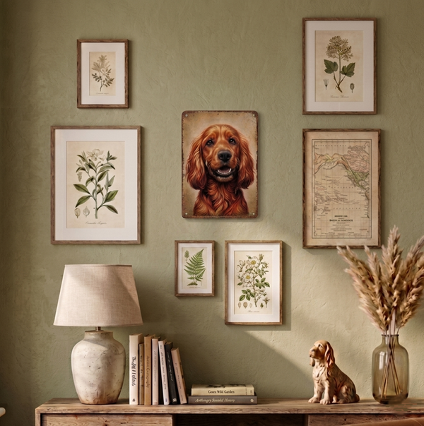 VINTAGE STYLE METAL SIGN (REPRODUCTION) COCKER SPANIEL