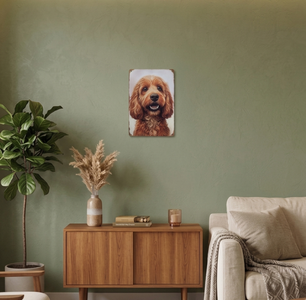 VINTAGE STYLE METAL SIGN (REPRODUCTION) COCKAPOO