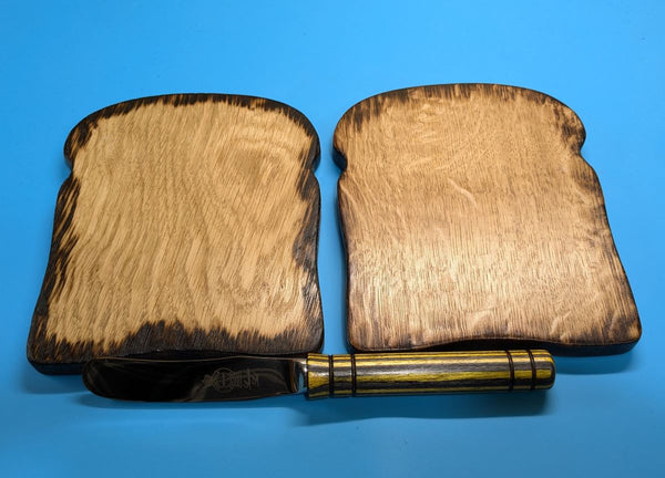 TOAST RACK SET inc A PAIR OF OAK 'TOAST-STYLE' BOARDS