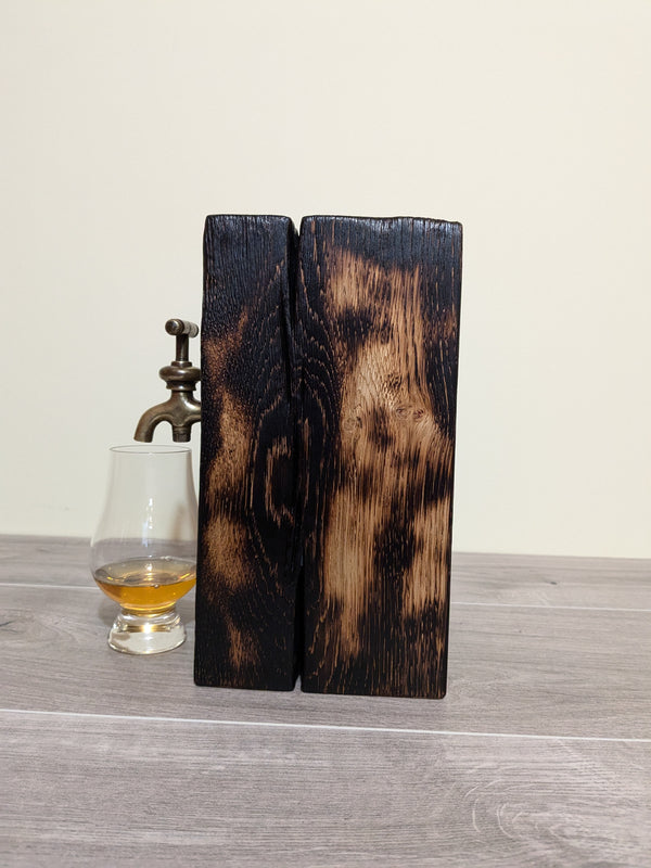 OAK WHISKY DISPLAY SET - SPECIAL