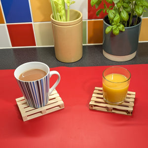 PALLET STYLE DRINKS COASTERS