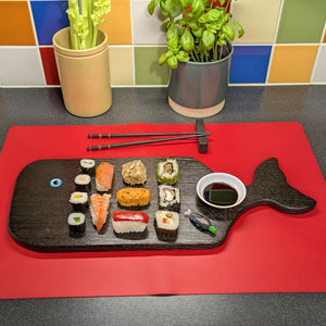 YAKISUGI WHALE STYLE ASH SERVING BOARD