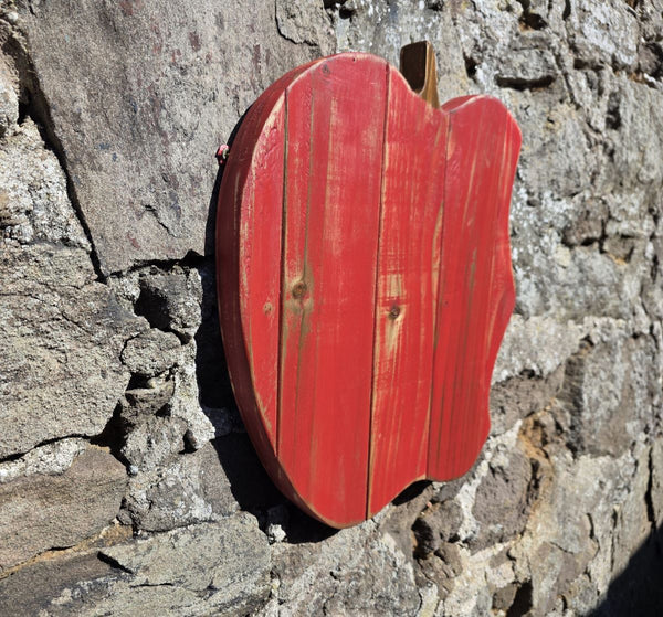 APPLE WOODEN WALL ART