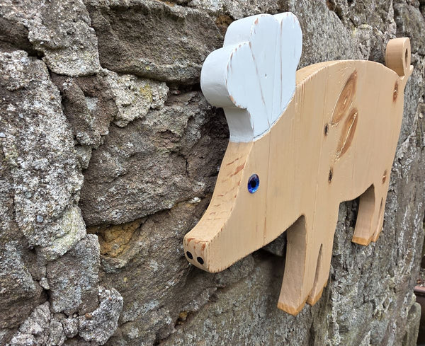PIG CHEF WOODEN WALL ART