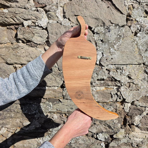 CHILLI PEPPER WOODEN WALL ART