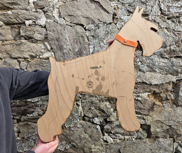 SCHNAUZER DOG WOODEN WALL ART