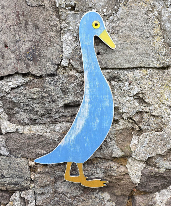 RUNNER DUCK WOODEN WALL ART