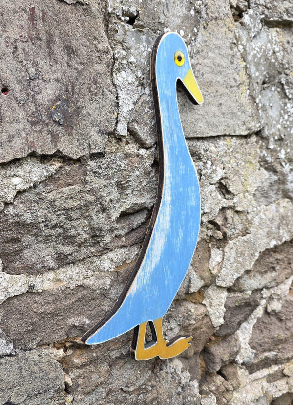 RUNNER DUCK WOODEN WALL ART