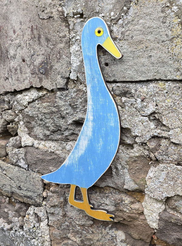 RUNNER DUCK WOODEN WALL ART
