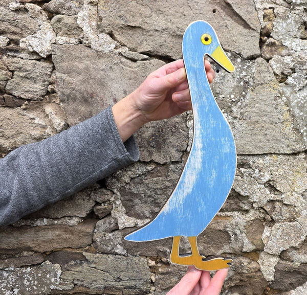 RUNNER DUCK WOODEN WALL ART