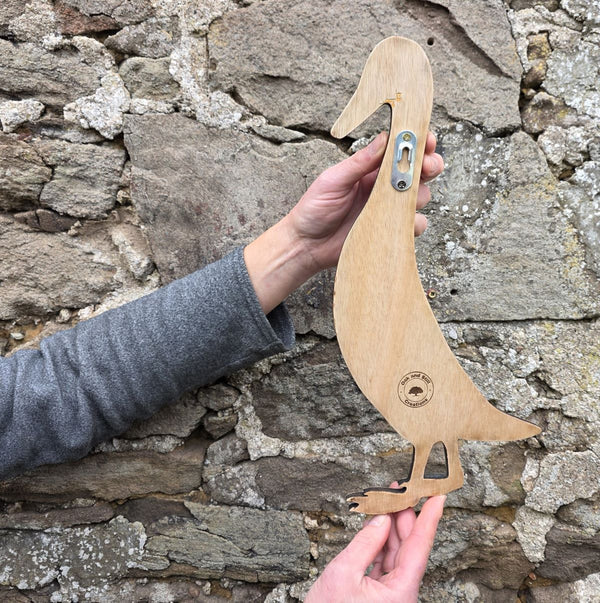 RUNNER DUCK WOODEN WALL ART
