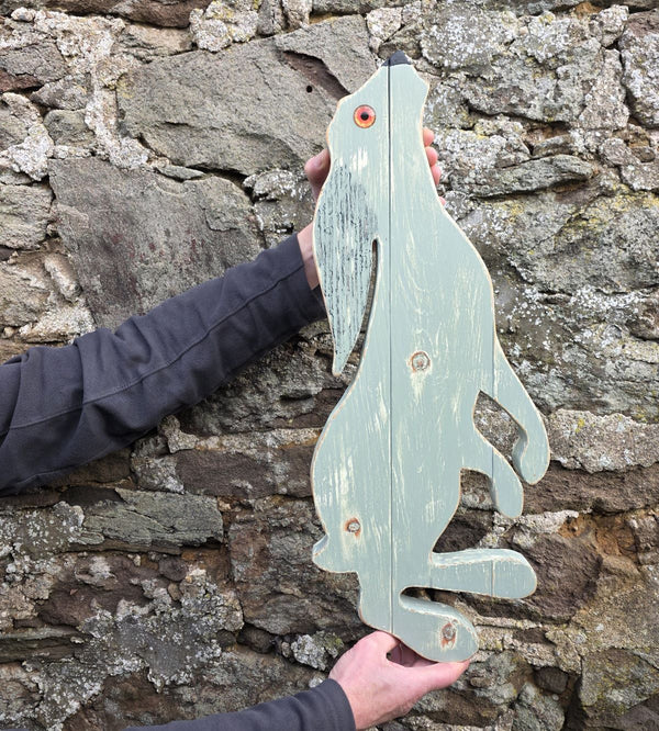 HARE WOODEN WALL ART