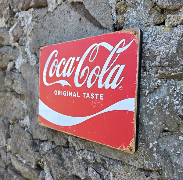 VINTAGE STYLE METAL SIGN (REPRODUCTION) COCA COLA