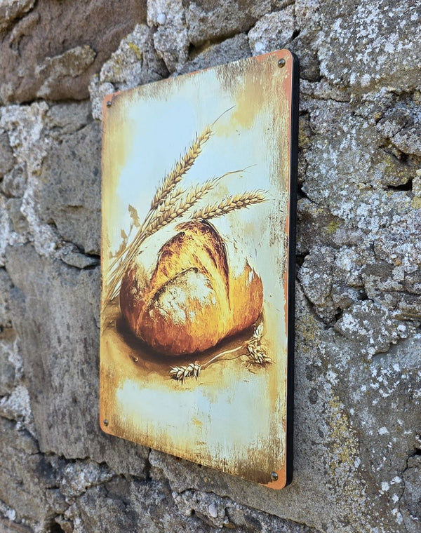 VINTAGE STYLE METAL SIGN (REPRODUCTION) CRUSTY BREAD LOAF