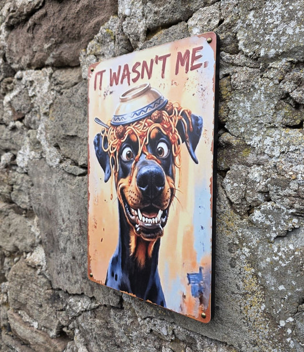 VINTAGE STYLE METAL SIGN (REPRODUCTION) GREAT DANE