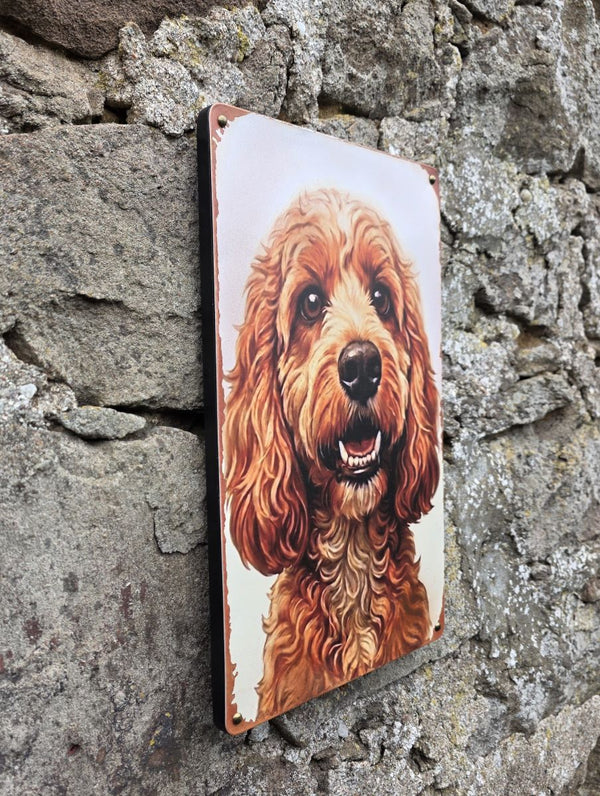 VINTAGE STYLE METAL SIGN (REPRODUCTION) COCKAPOO