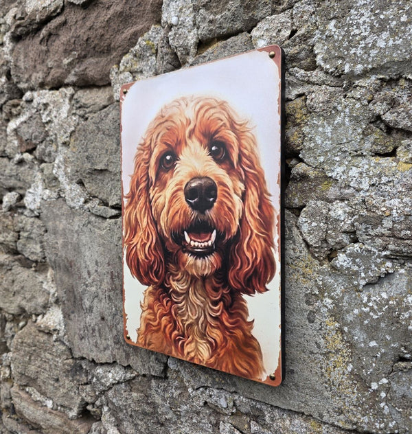 VINTAGE STYLE METAL SIGN (REPRODUCTION) COCKAPOO