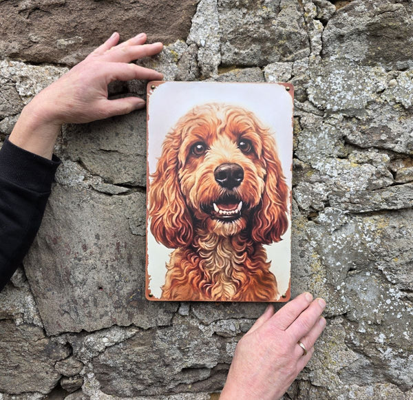 VINTAGE STYLE METAL SIGN (REPRODUCTION) COCKAPOO