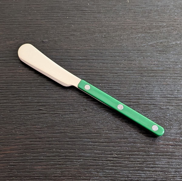 BUTTER / JAM KNIFE WITH FUNKY COLOURED HANDLES