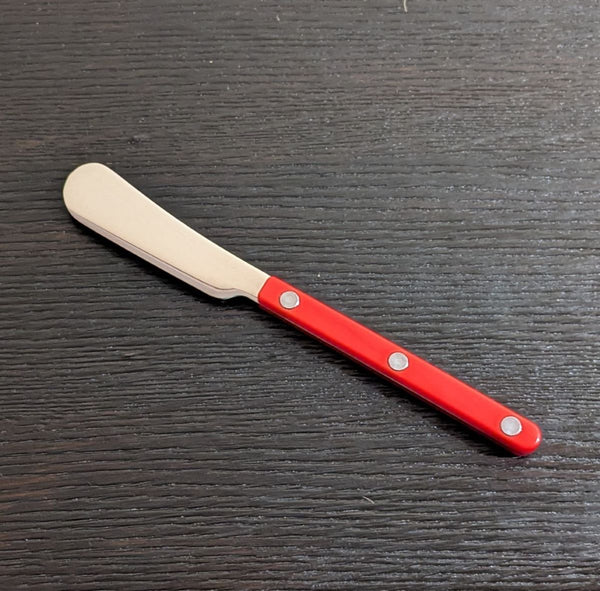 BUTTER / JAM KNIFE WITH FUNKY COLOURED HANDLES