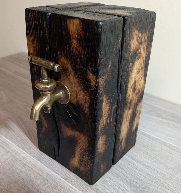 OAK WHISKY DISPLAY SET - SPECIAL