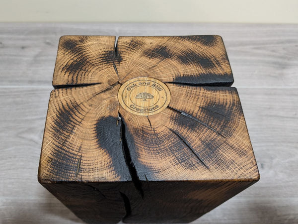 OAK WHISKY DISPLAY SET - SPECIAL