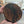 coffee bean (large size) wall art decor up close showing Yakisugi style Douglas Fir wood being held to show sizing