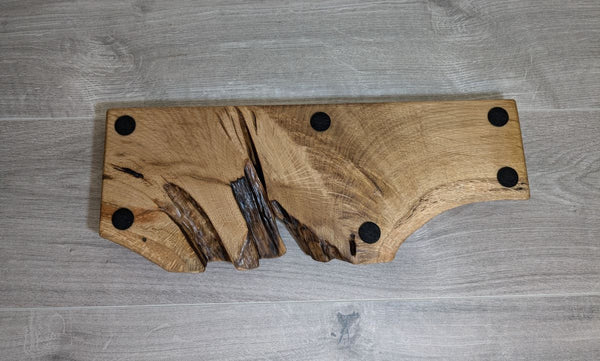 'THE ROCKY OUTCROP'  OAK DISPLAY PLINTH - TRUE TO NATURE