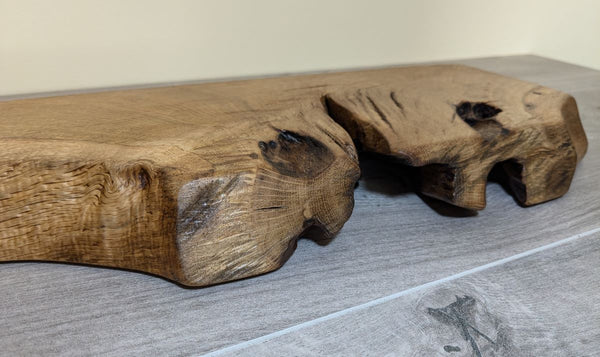 'THE ROCKY OUTCROP'  OAK DISPLAY PLINTH - TRUE TO NATURE