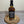 OAK 'BARREL LID STYLE'  BOTTLE DISPLAY PLINTH WITH BRASS INSERT