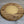 OAK 'BARREL LID STYLE'  BOTTLE DISPLAY PLINTH WITH BRASS INSERT
