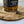 OAK 'BARREL LID STYLE'  BOTTLE DISPLAY PLINTH WITH BRASS INSERT