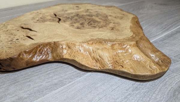 oak burr cat's paw display plinth