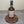 decorative oak barrel lid display plinth with whisky bottle