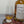decorative oak barrel lid display plinth with whisky glass and bottle
