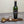 YEW DISPLAY PLINTH WITH GLENCAIRN WEE WHISKY GLASS & WEE WATER JUG