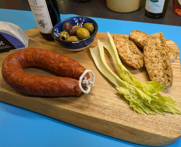 live-edge ash duck style charcuterie/serving board