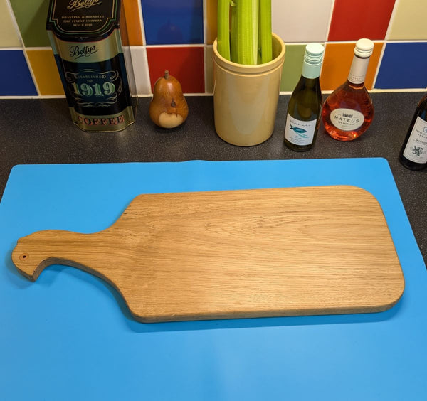 oak charcuterie serving board - partridge