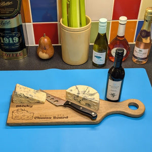 stinky cheese oak cheeseboard