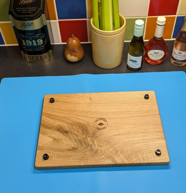 'SAY CHEESE' OAK CHEESEBOARD