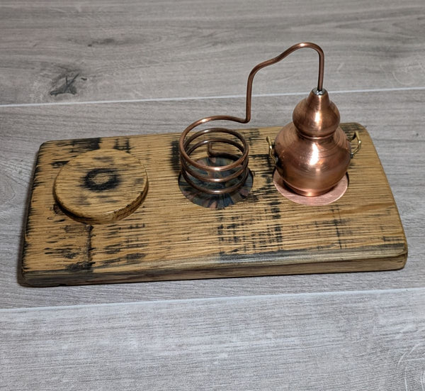 OAK WHISKY BARREL STAVE DISPLAY PLINTH