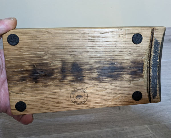 OAK WHISKY BARREL STAVE DISPLAY PLINTH