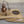 'ANGELS SHARE' OAK LIVE-EDGE DISPLAY PLINTH WITH MINIATURE OAK BARREL & COPPER STILL
