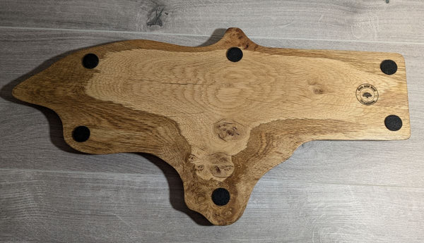 'THE EPITAME OF A ROCKY OUTCROP' OAK DISPLAY PLINTH – TRUE TO NATURE
