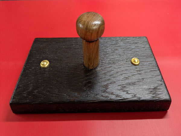 LIVE-EDGE OAK CHARCUTERIE SERVING BOARD & OAK (Yakisugi) WALL HANGER